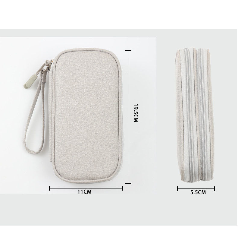 Digital accessories storage bag, multi-layer power bank, hard drive charging treasure, USB flash drive shield, earphone dustproof data cable