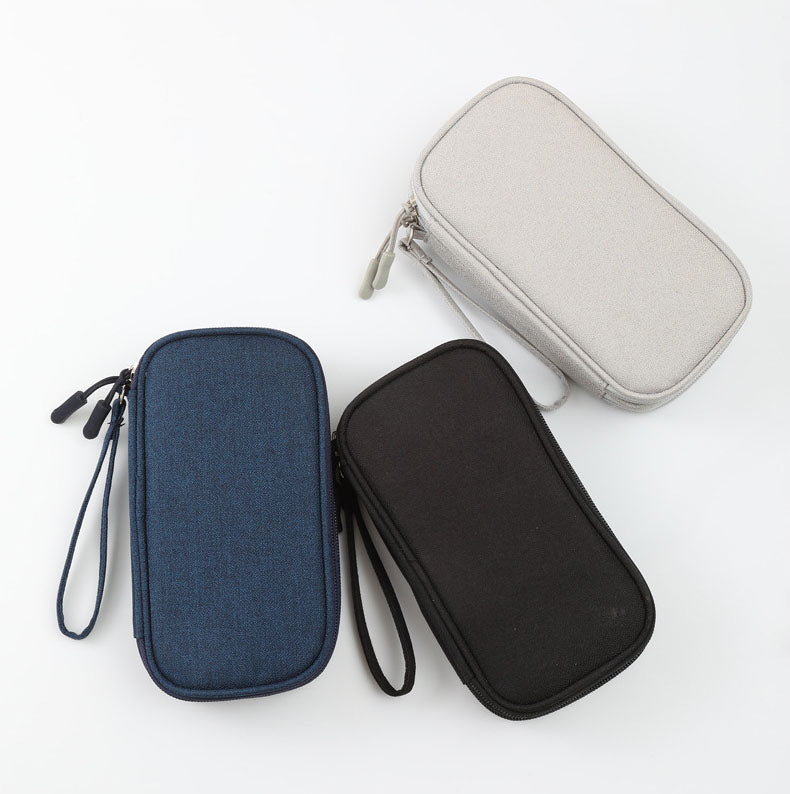 Digital accessories storage bag, multi-layer power bank, hard drive charging treasure, USB flash drive shield, earphone dustproof data cable