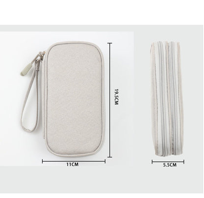 Digital accessories storage bag, multi-layer power bank, hard drive charging treasure, USB flash drive shield, earphone dustproof data cable