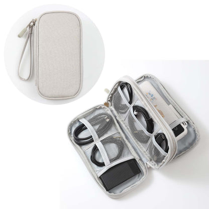 Digital accessories storage bag, multi-layer power bank, hard drive charging treasure, USB flash drive shield, earphone dustproof data cable