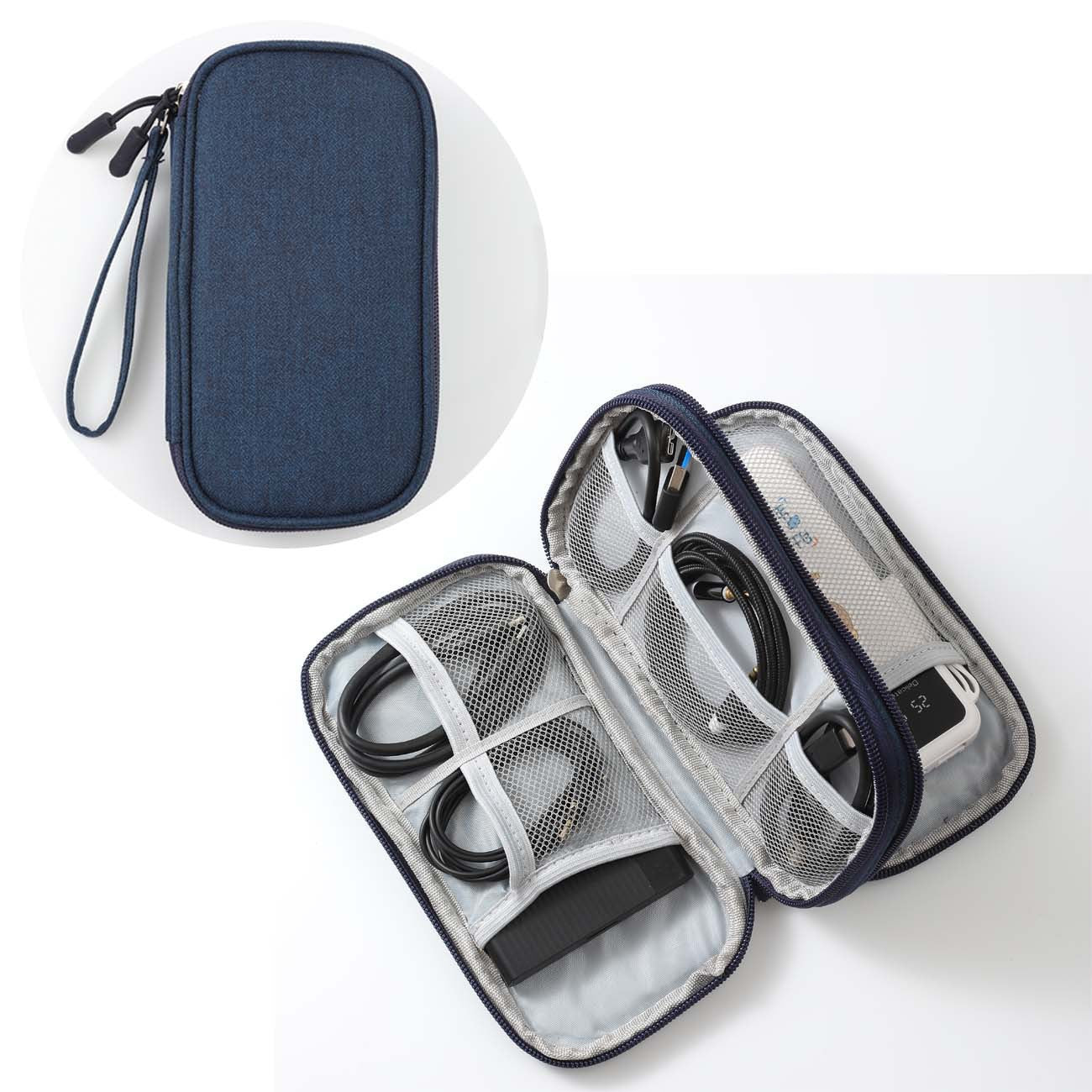 Digital accessories storage bag, multi-layer power bank, hard drive charging treasure, USB flash drive shield, earphone dustproof data cable