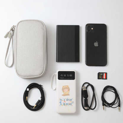 Digital accessories storage bag, multi-layer power bank, hard drive charging treasure, USB flash drive shield, earphone dustproof data cable